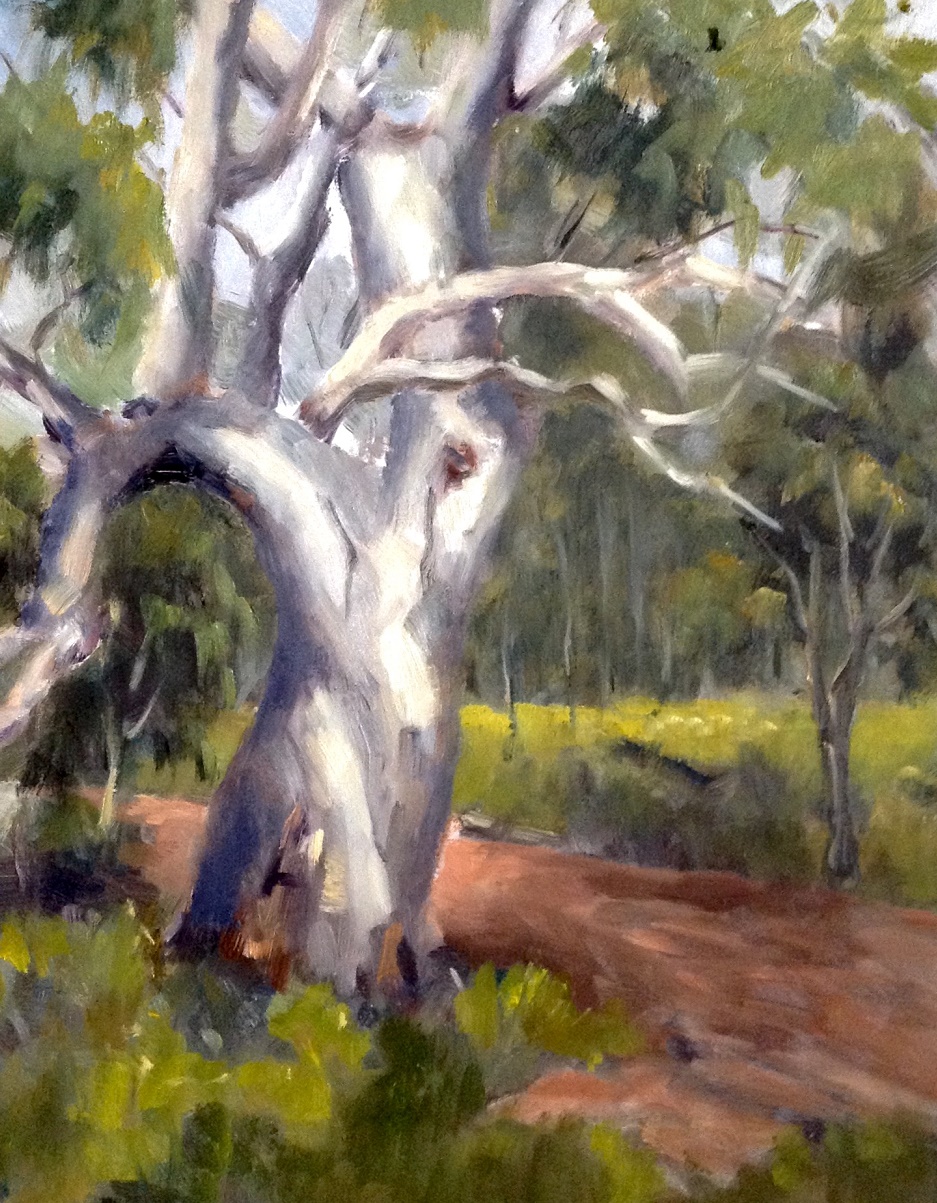 Oil Painting by Simone Phanthakoun titled A Country Track