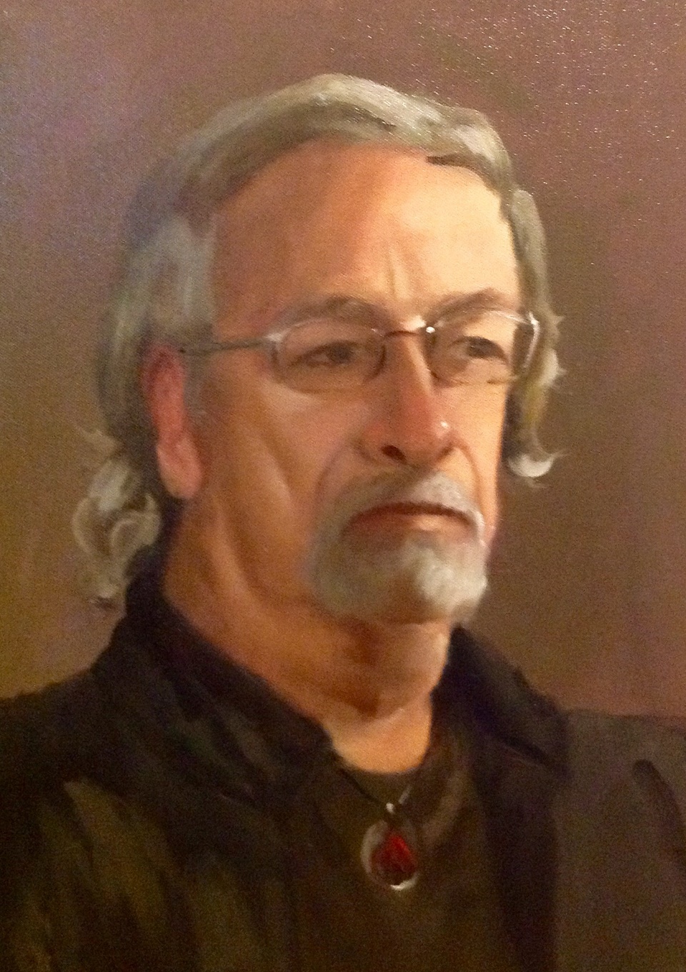 Oil Painting by Simone Phanthakoun titled Portrait of a Man