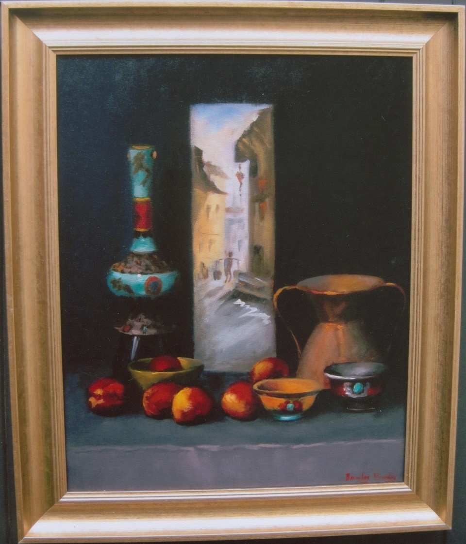 Oil Painting by Beverley Braddy titled A Little bit of Nepal