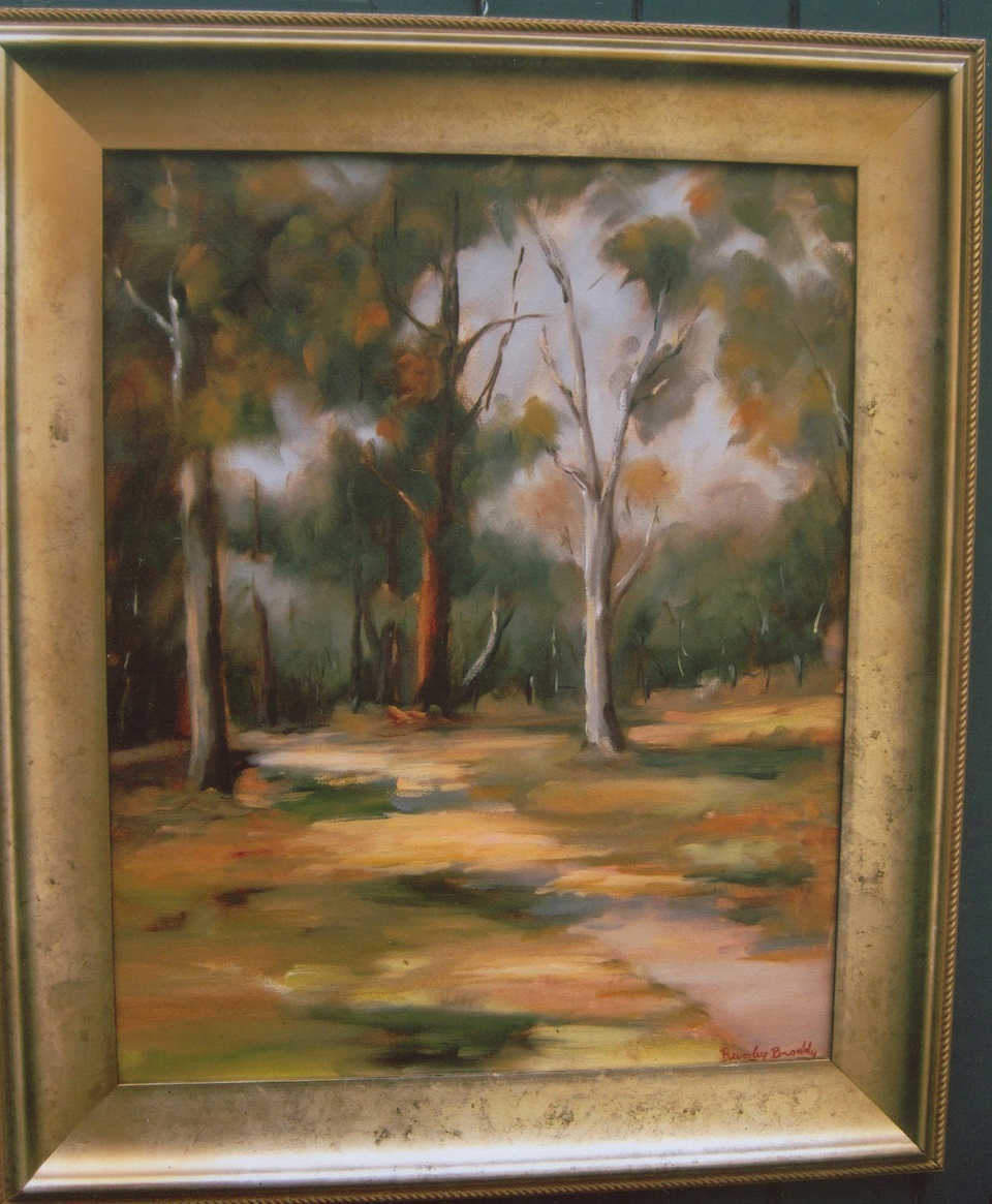 Oil Painting by Beverley Braddy titled Naplier Park