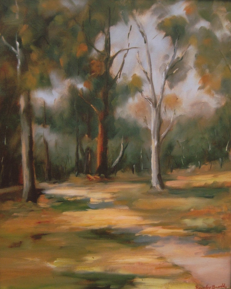 Oil Painting by Beverley Braddy titled Naplier Park