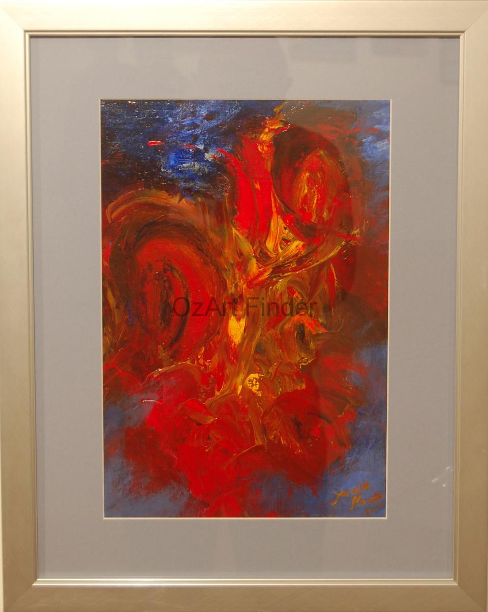 Acrylic Painting by Harald Korte titled Dante's Inferno