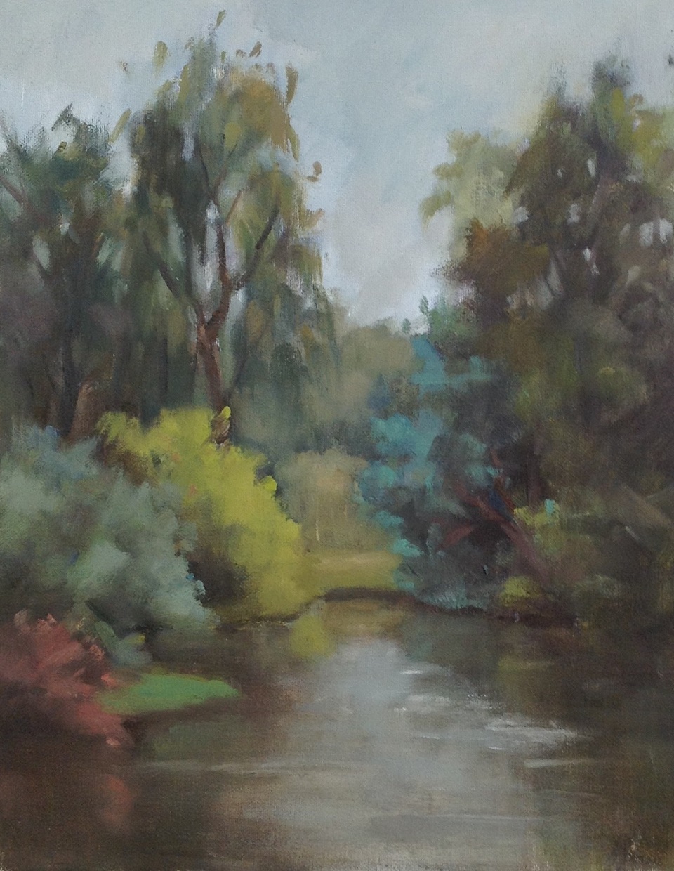 Oil Painting by Simone Phanthakoun titled Marybenong Park