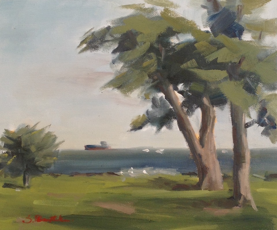 Oil Painting by Simone Phanthakoun titled Williamstown