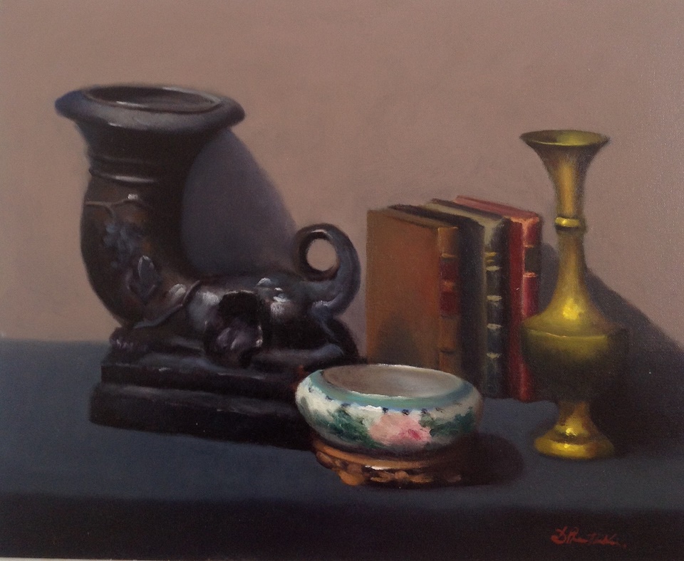 Oil Painting by Simone Phanthakoun titled Still Life 1
