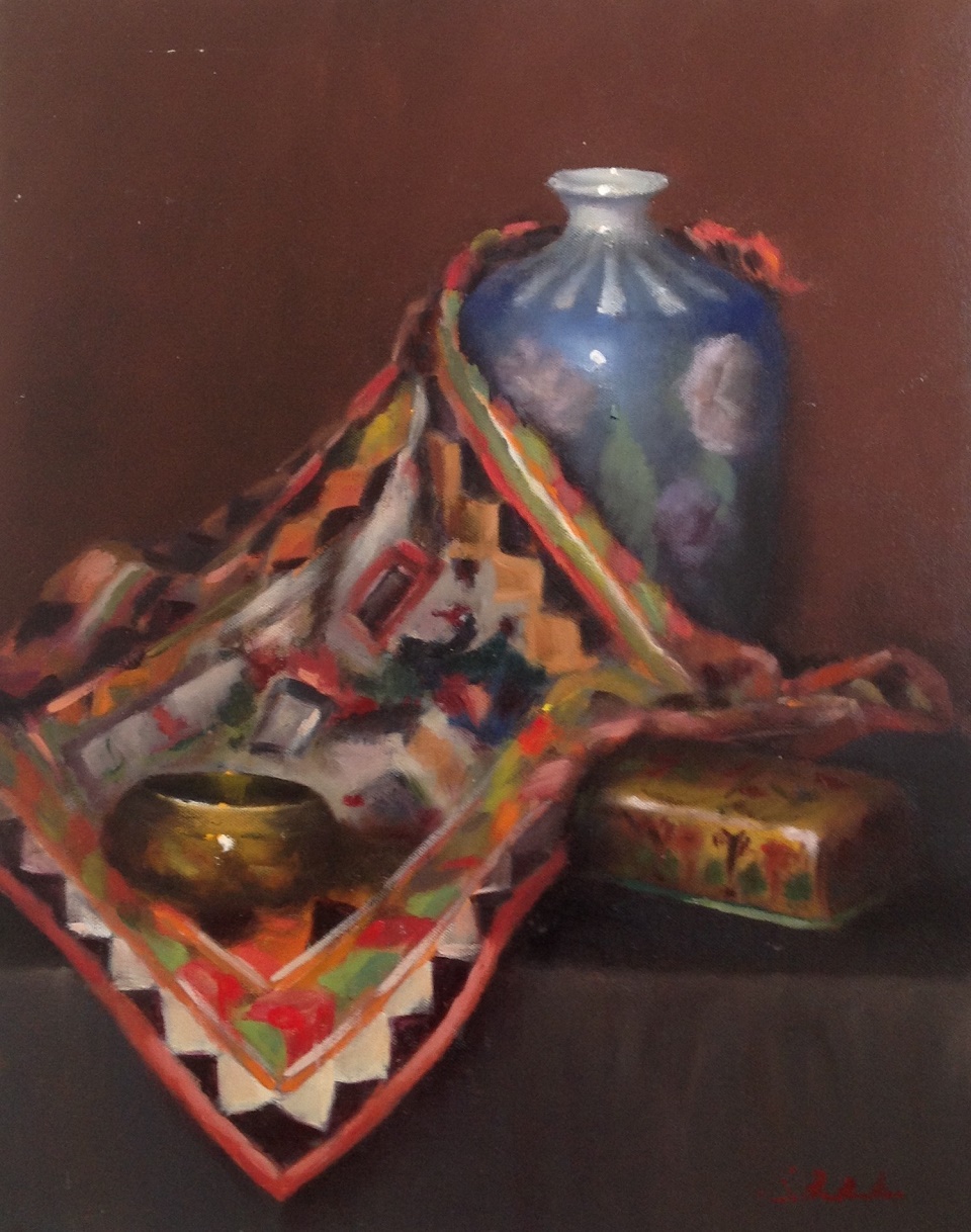 Oil Painting by Simone Phanthakoun titled Still Life 2
