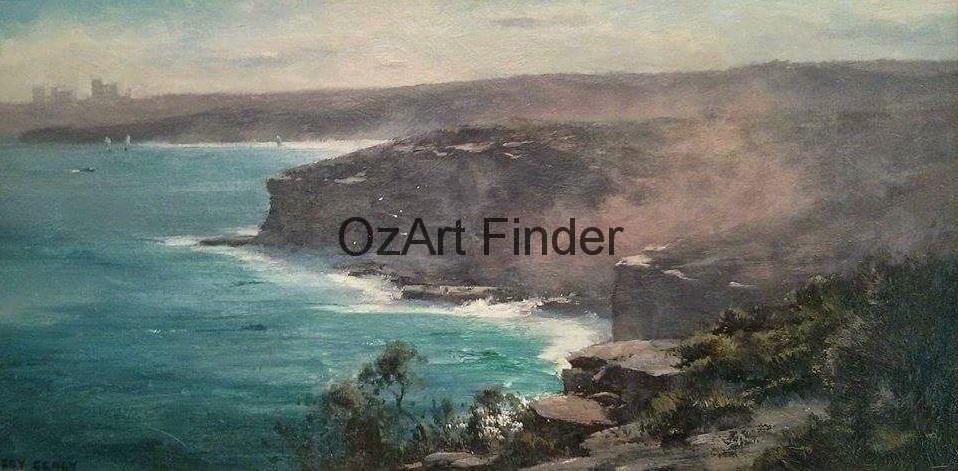 Oil Painting by Kasey Sealy titled Salty Atmosphere, North Head