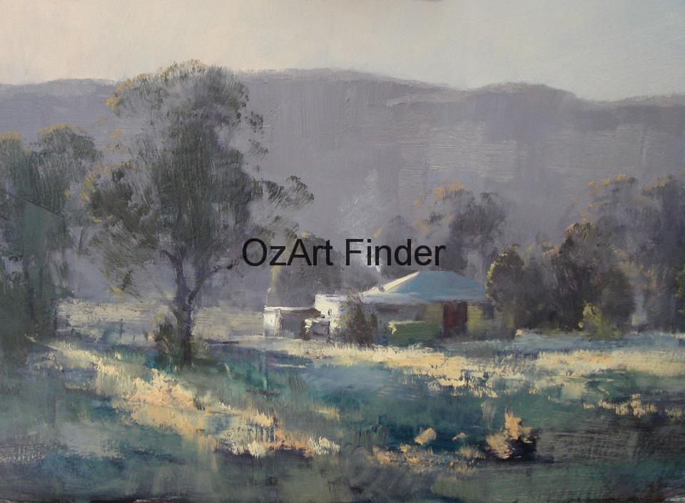 Oil Painting by Kasey Sealy titled Rural Farmhouse