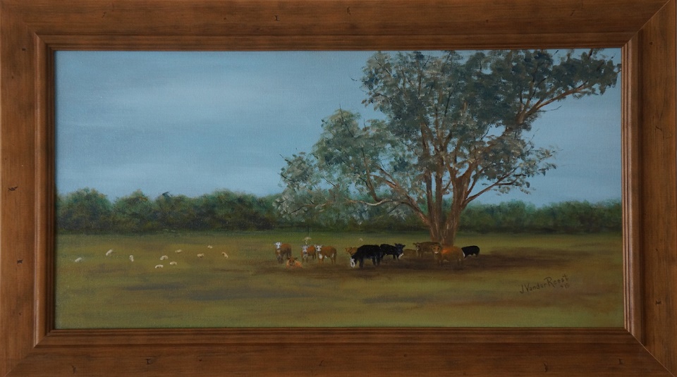 Oil Painting by John Vander Reest titled Australian Landscape