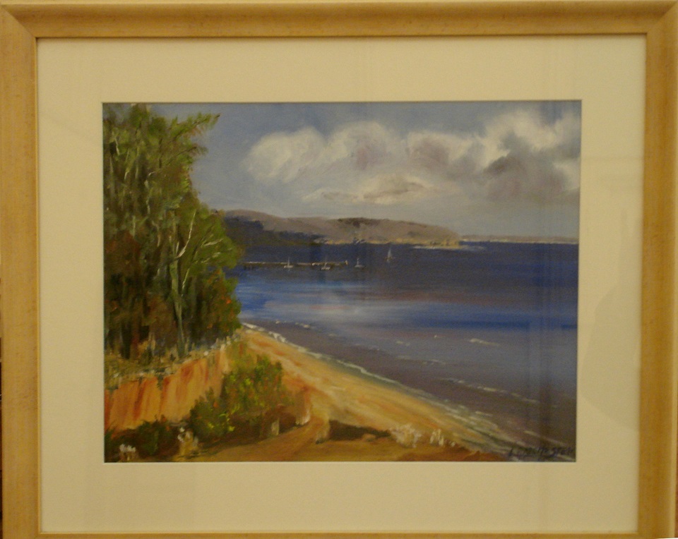 Oil Painting by Susan Lanchester titled Towards Portsea