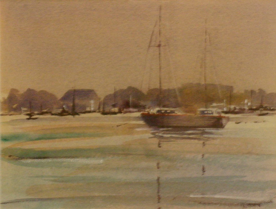 Watercolour Painting by Susan Lanchester titled Williamstown