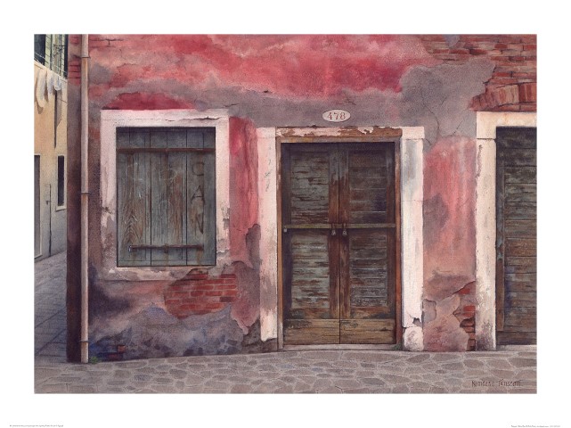 Watercolour Painting by Nicholas Truscott titled Venice, Italy