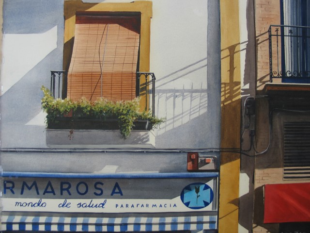 Watercolour Painting by Nicholas Truscott titled Bordeaux France