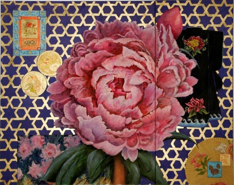 Oil Painting by Mary Larnach-Jones titled The Peony