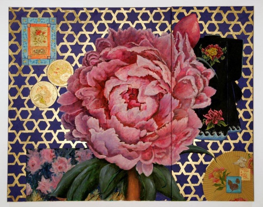 Oil Painting by Mary Larnach-Jones titled The Peony