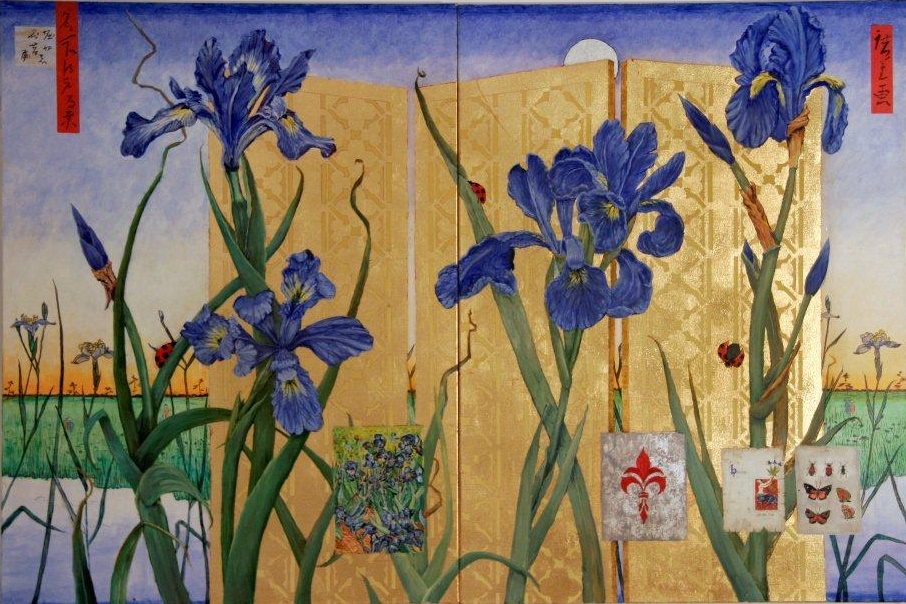 Oil Painting by Mary Larnach-Jones titled The Iris