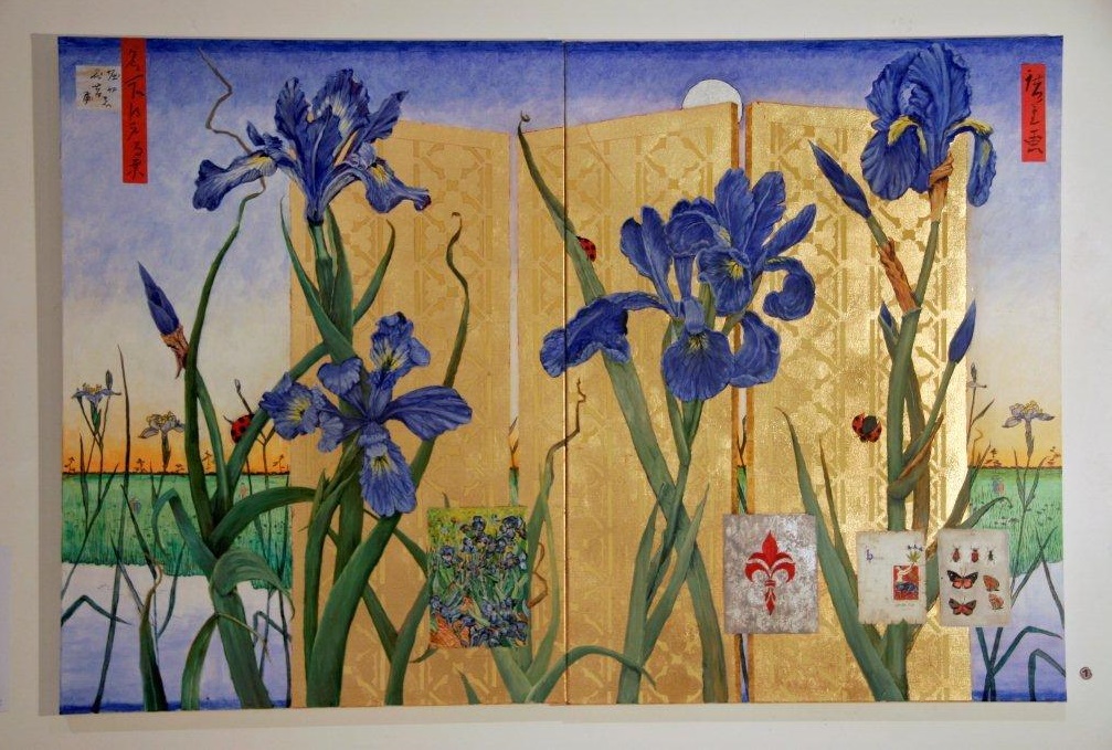 Oil Painting by Mary Larnach-Jones titled The Iris