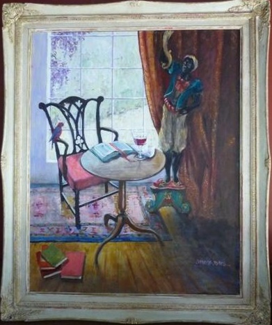 Oil Painting by Mary Larnach-Jones titled Against the Light No. 1