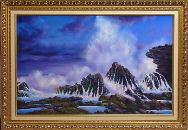 Oil Painting by JOHN COCORIS titled SEA SPRAY