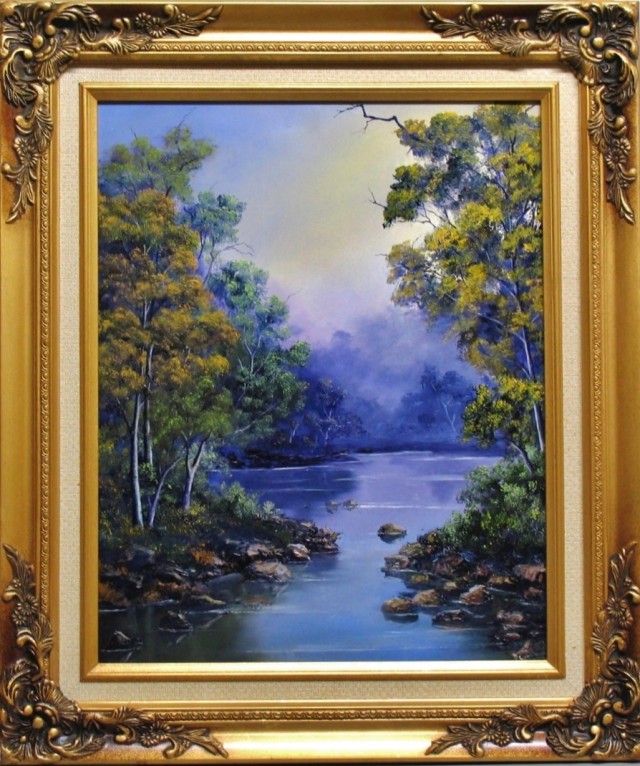 Oil Painting by JOHN COCORIS titled CALM WATERS