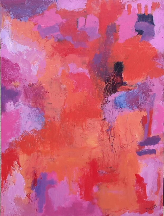 Acrylic Painting by Dawn Lim titled Hot Flush
