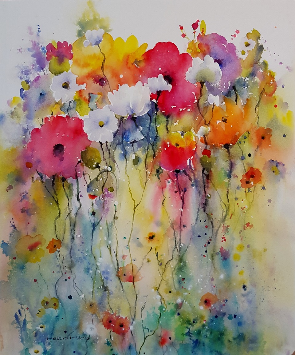 Pastel Painting by Helen Miles titled Garden Fresh