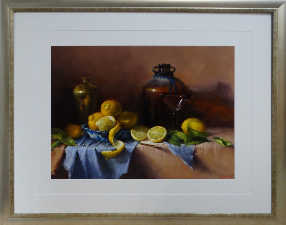 Oil Painting by Joan Denner titled Lemons
