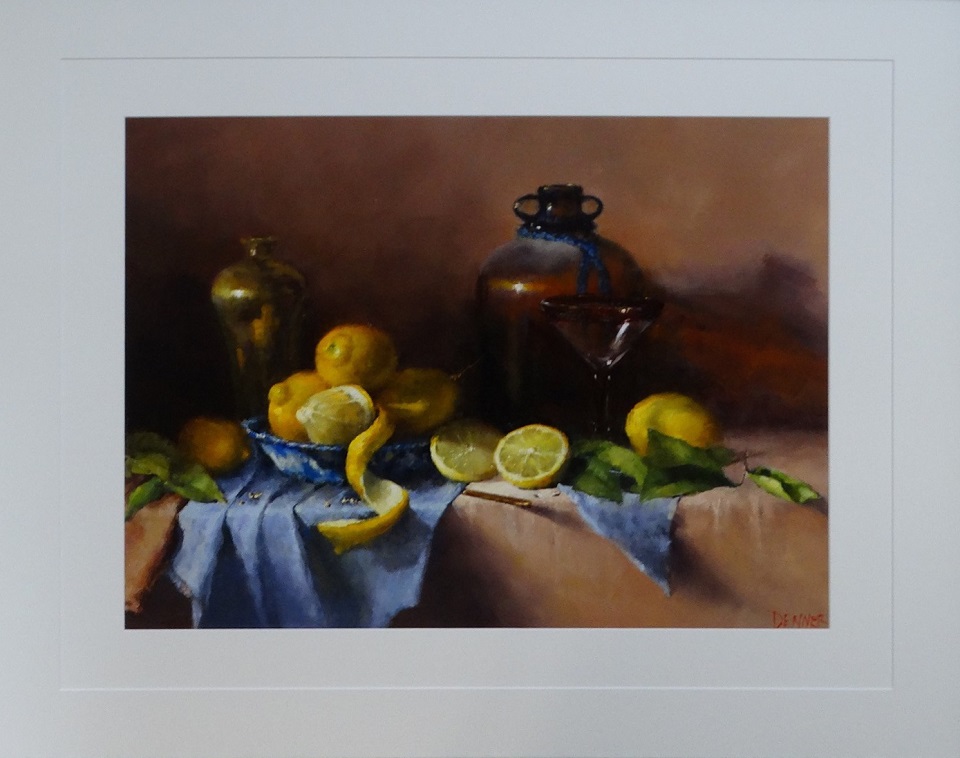 Oil Painting by Joan Denner titled Lemons