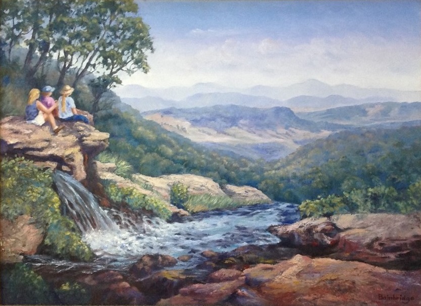 Oil Painting by Maureen Bainbridge titled Young Explorers - O'Reileys