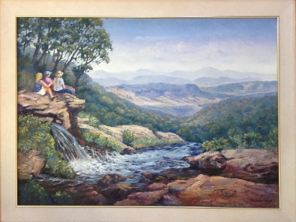 Oil Painting by Maureen Bainbridge titled Young Explorers - O'Reileys