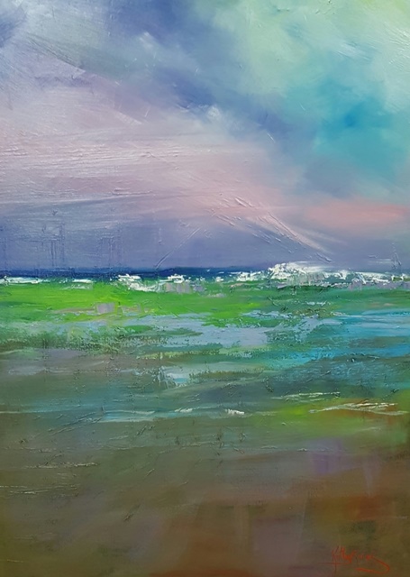 Oil Painting by Kathy Karas titled On the Horizon