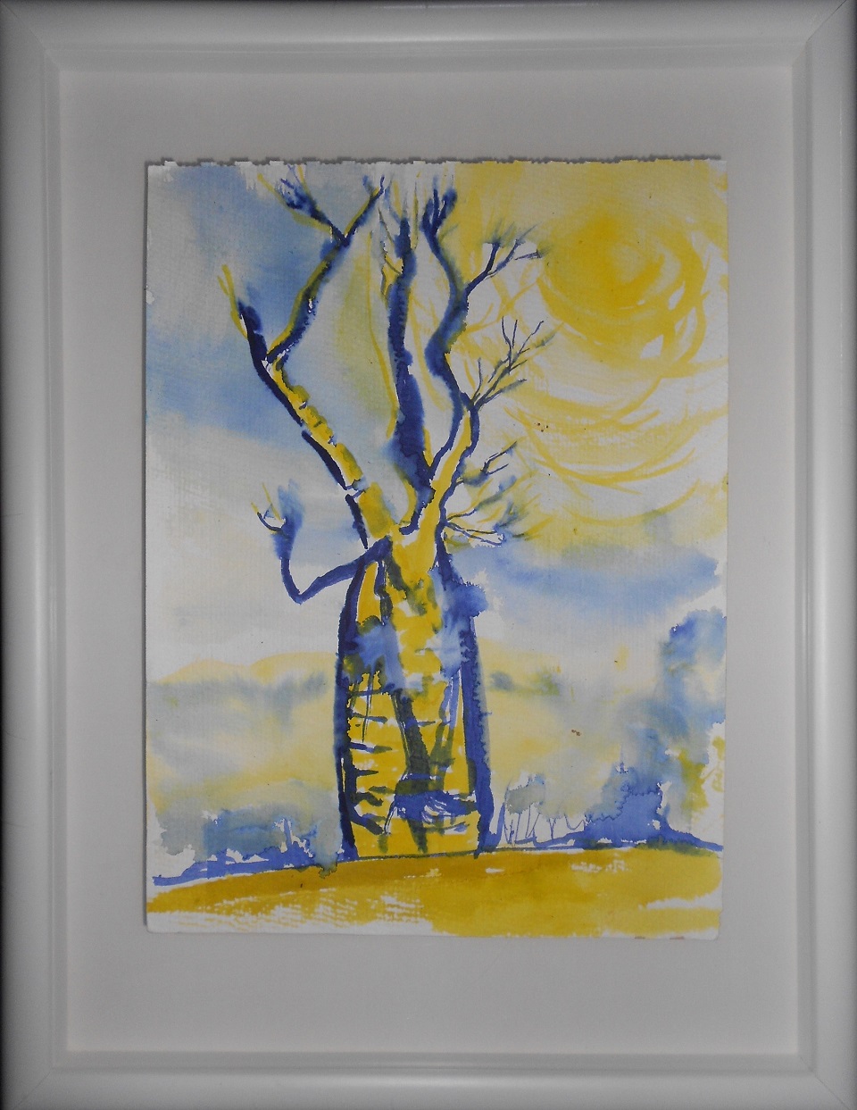 Watercolour Painting by Pippa Newby titled Boab Reaching