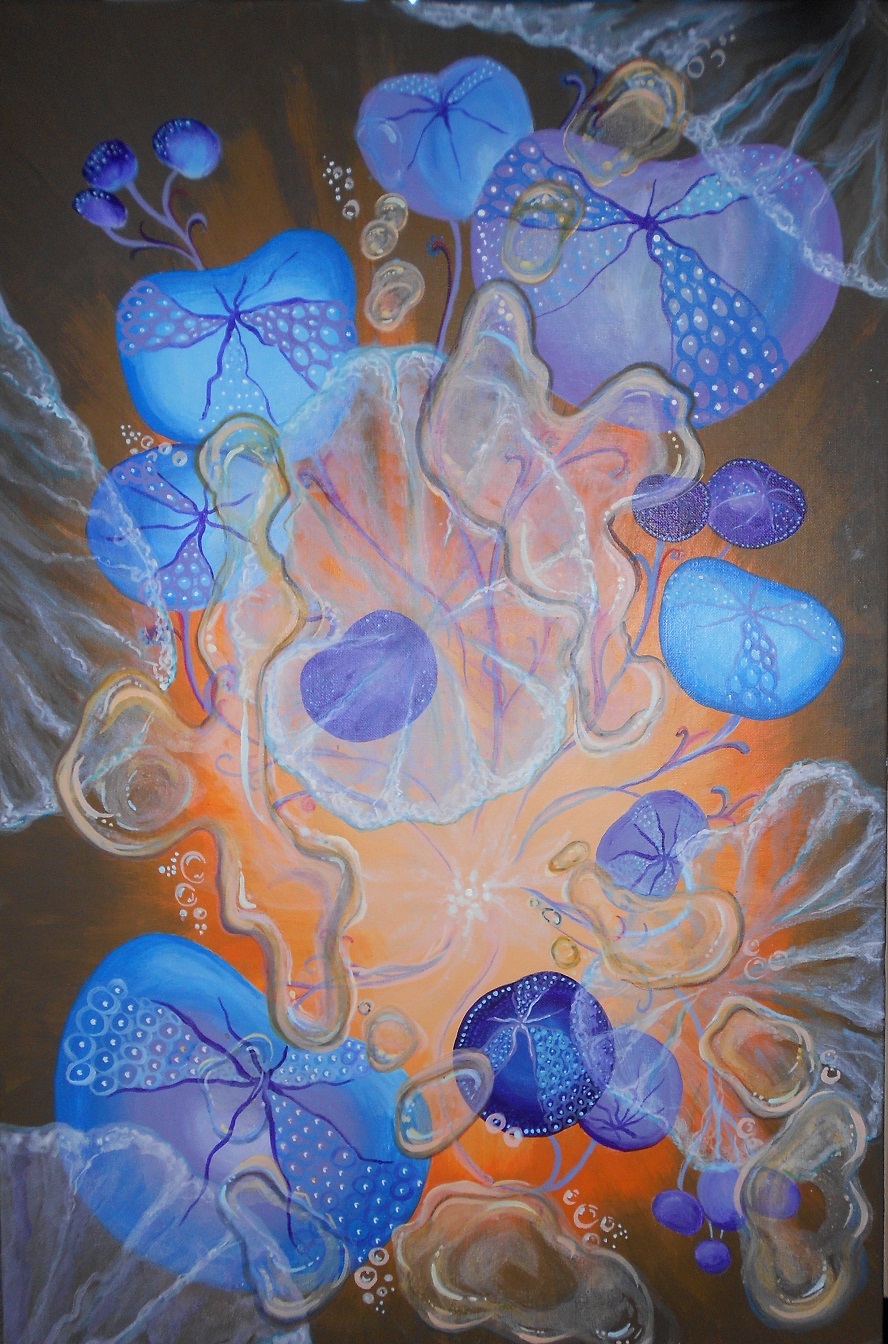  Painting by Pippa Newby titled Floating