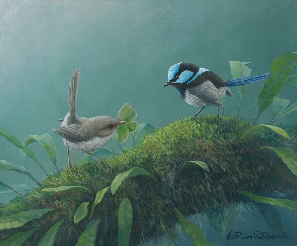  Painting by William Ritchie titled Finders Keepers