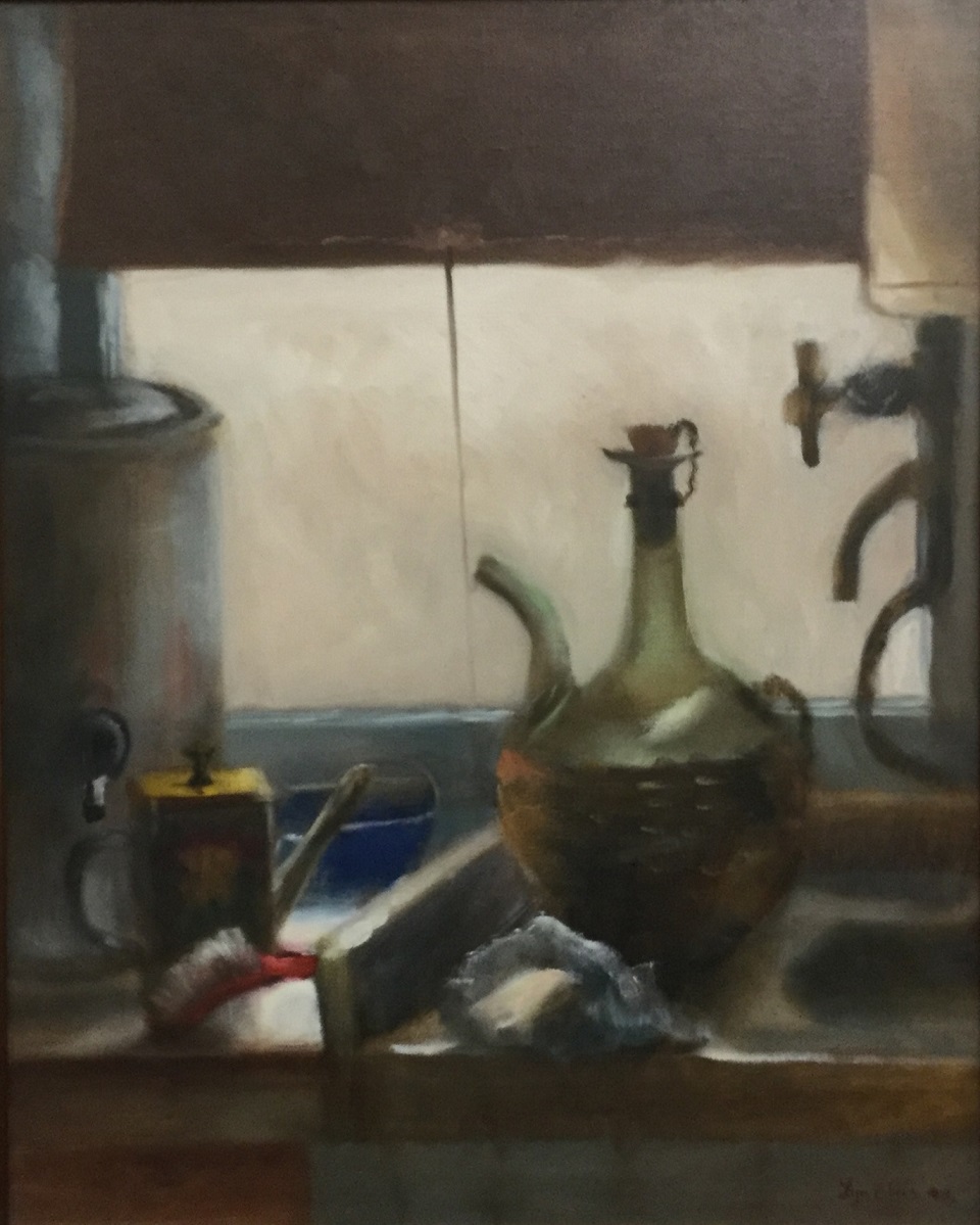 Oil Painting by Lyn Ellis titled Retro