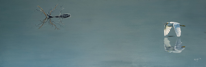 Oil Painting by Hazel Howie titled 'Poetry in Motion 2'