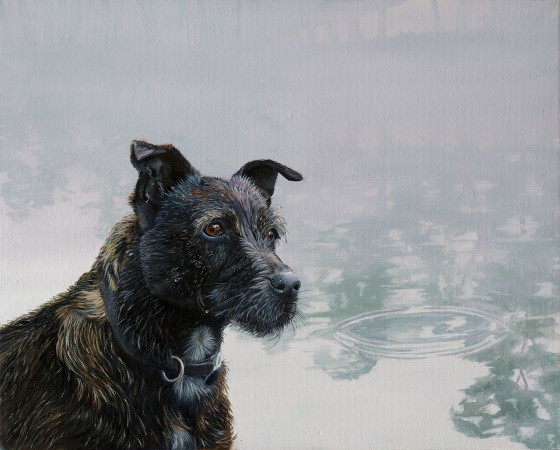 Oil Painting by Hazel Howie titled 'Sandy'