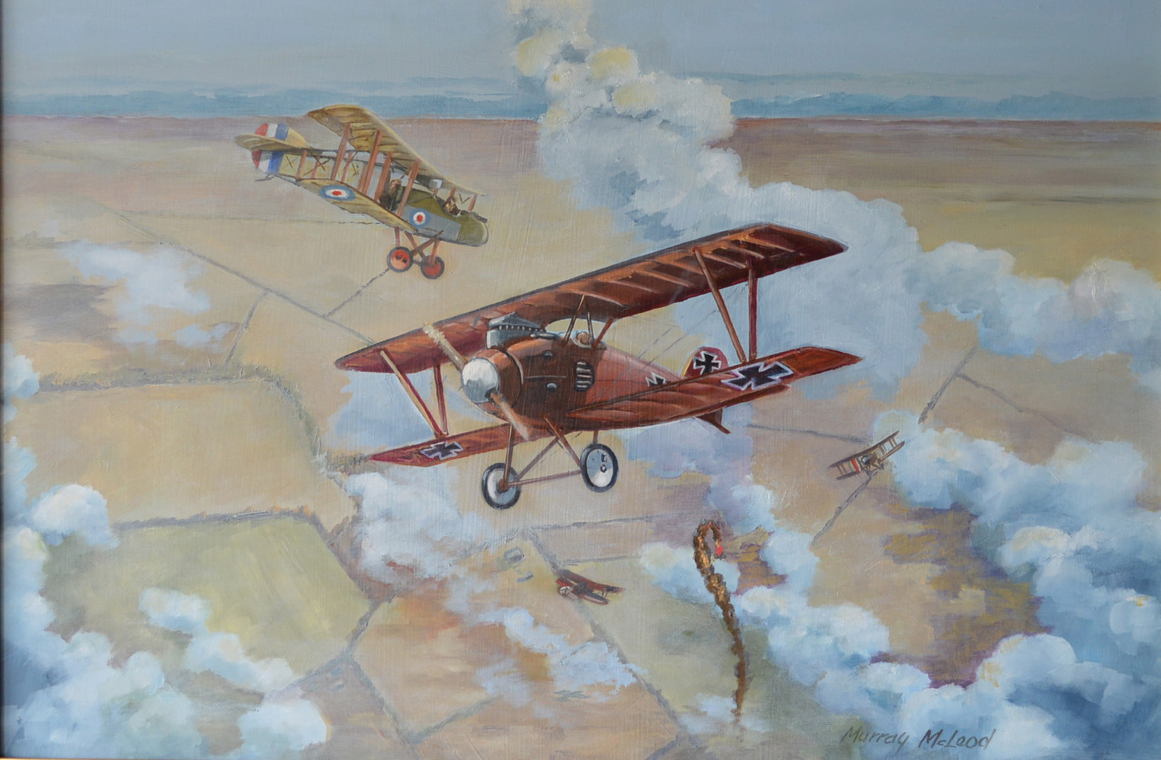 Oil Painting by Murray McLeod titled The Fatal Sky