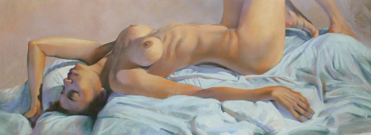 Oil Painting by Pauline Adair titled "Restless"