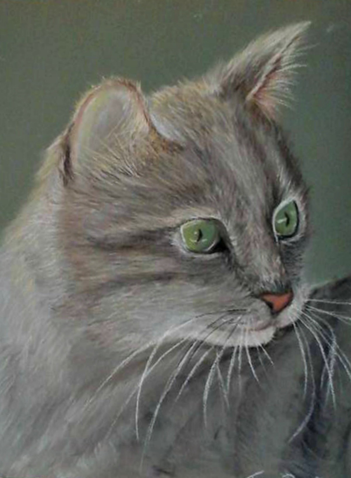 Pastel Painting by Tracey L Dawes titled Patches