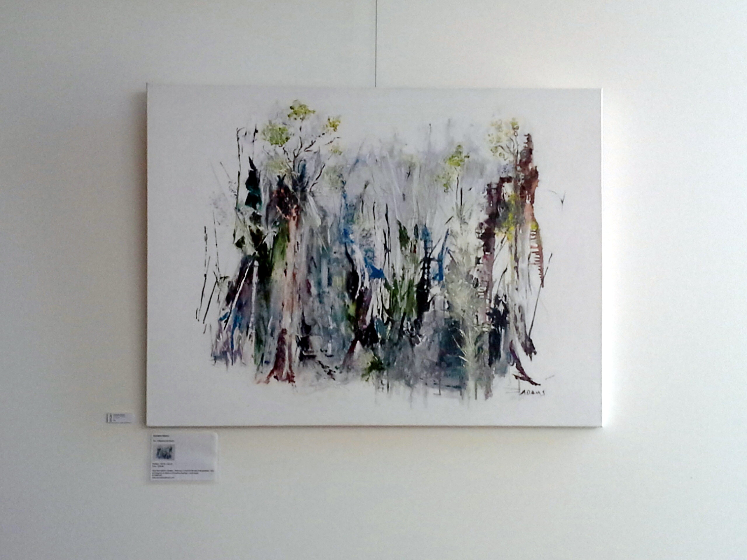 Oil Painting by Jeanette Adams titled Around In The Forest