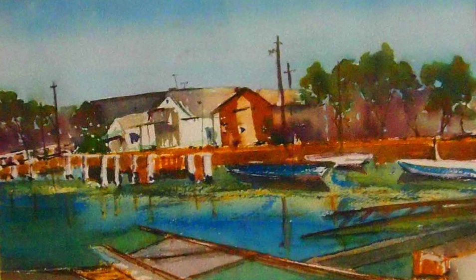 Oil Painting by Margaret Morgan-Watkins titled Point Lonsdale Vic