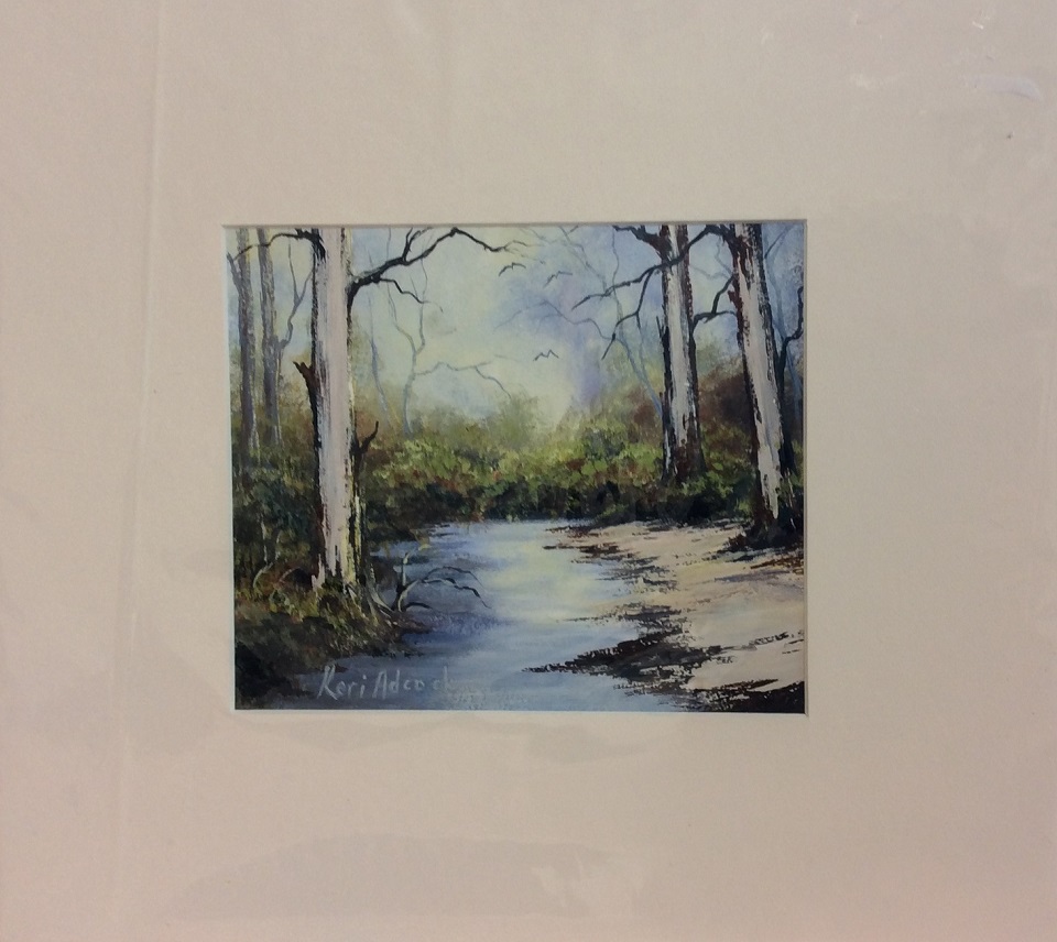 Acrylic Painting by Keri Adcock titled Ferntree Gully