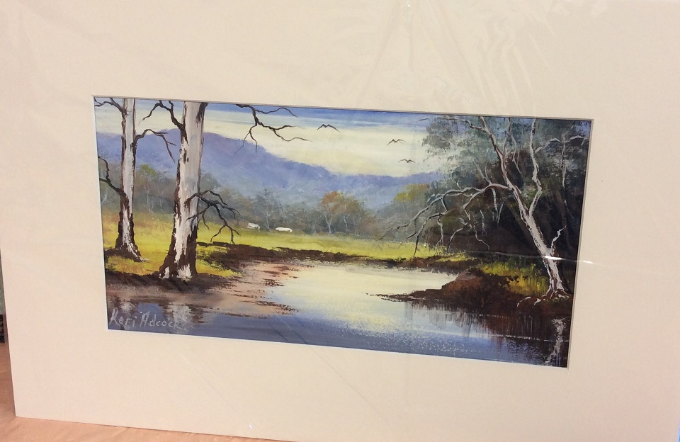 Acrylic Painting by Keri Adcock titled Near Harcourt