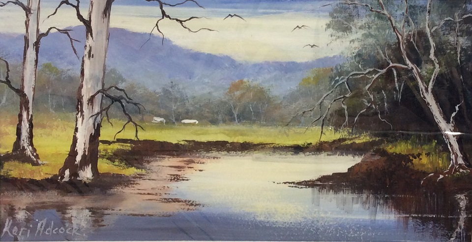 Acrylic Painting by Keri Adcock titled Near Harcourt