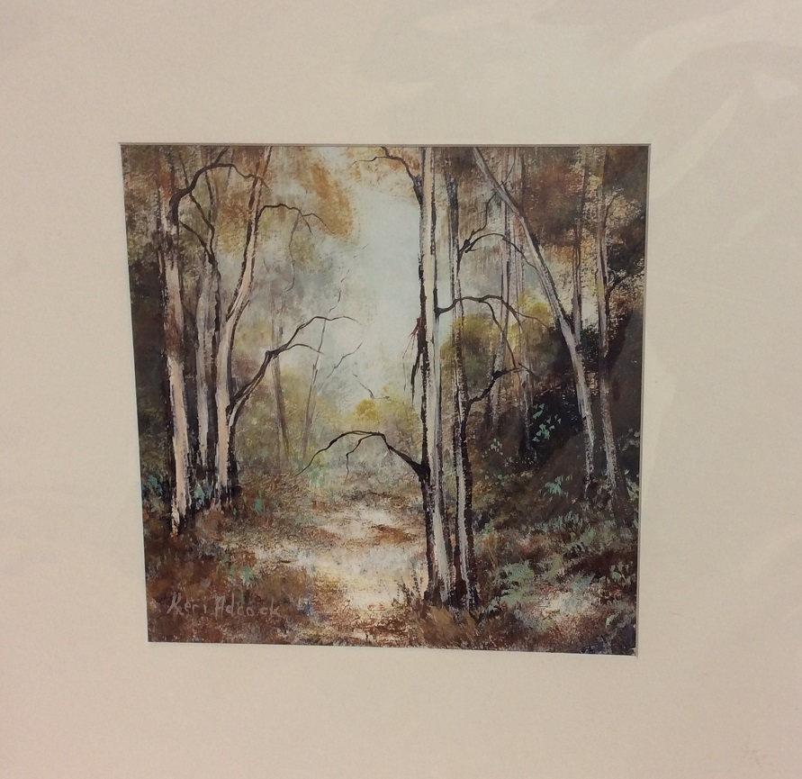 Acrylic Painting by Keri Adcock titled A touch of snow