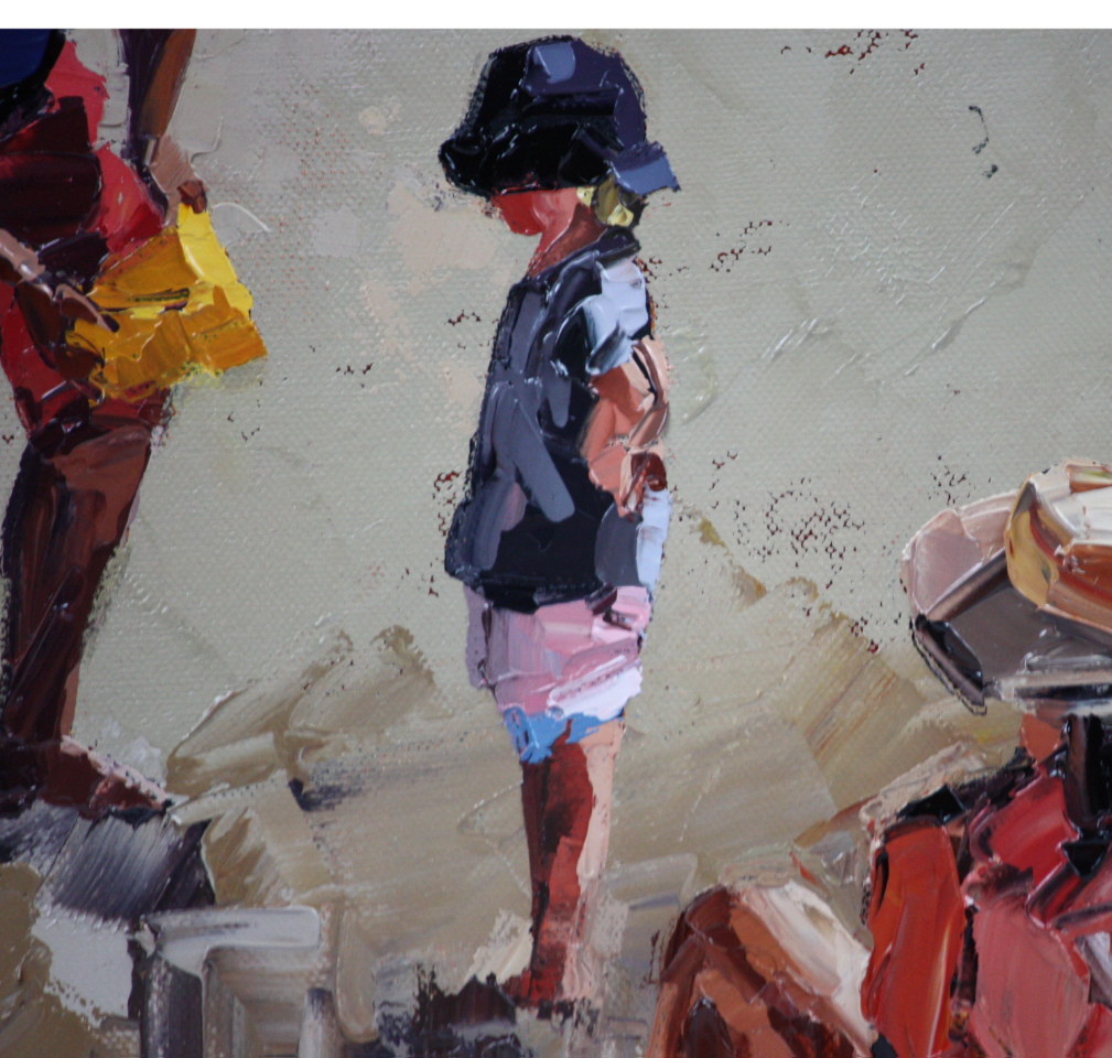 Oil Painting by Claire McCall titled Family Of Three