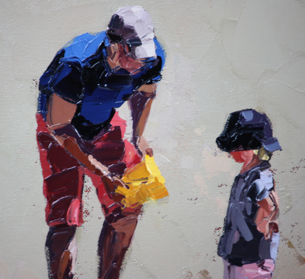 Oil Painting by Claire McCall titled Family Of Three