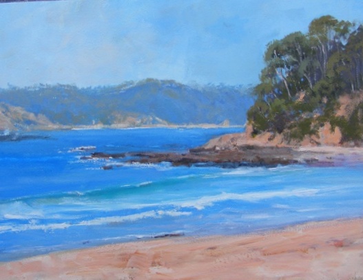 Oil Painting by Trish Bennett titled South Coast Magic