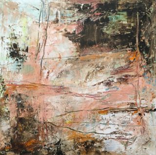 A Mixed Media painting by Rhonda Campbell in the Abstract style  and titled Pilbara Dreaming